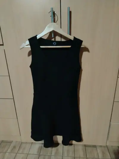 Chaqueta de cuero sintético marrón con cierre - miniatura 5