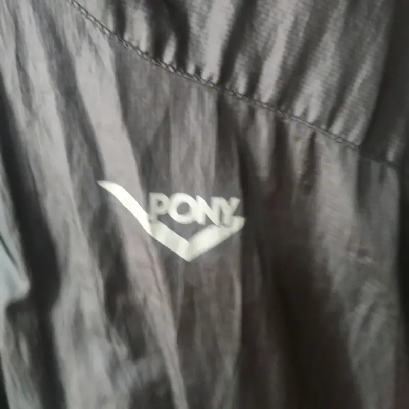 Chaqueta deportiva negra Pony con cierre - 2