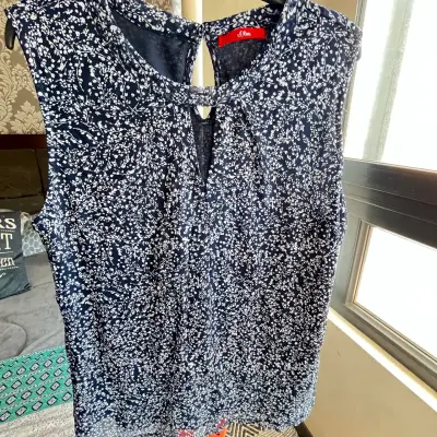 Blusa sin mangas estampada s.Oliver - miniatura 2