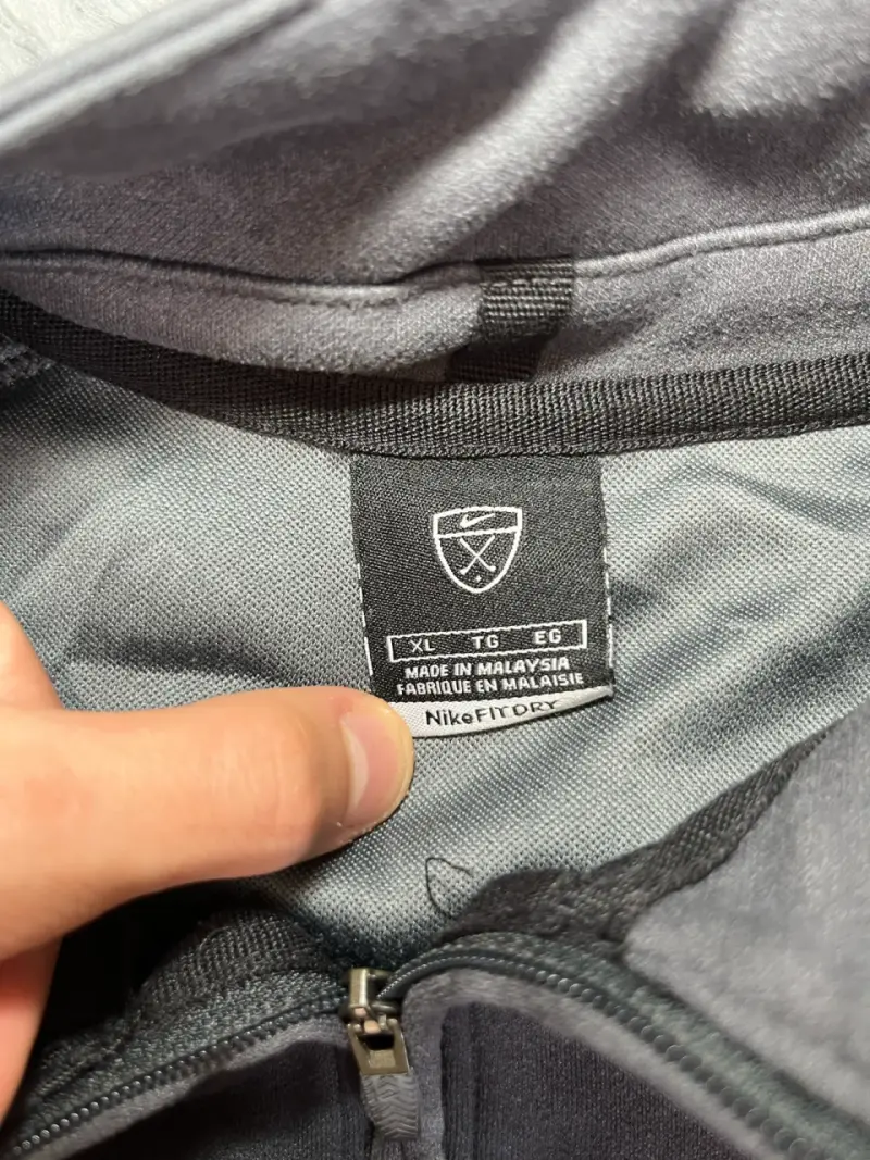 Polerón Nike gris - 5