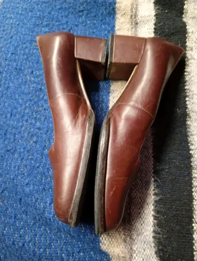 Zapatos de cuero marrón talla 37 - miniatura 1