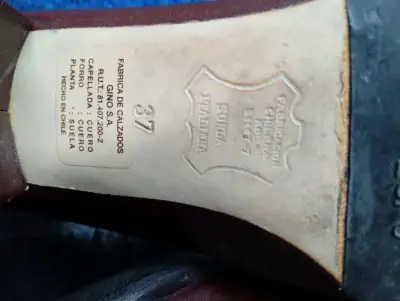 Zapatos de cuero marrón talla 37 - miniatura 2