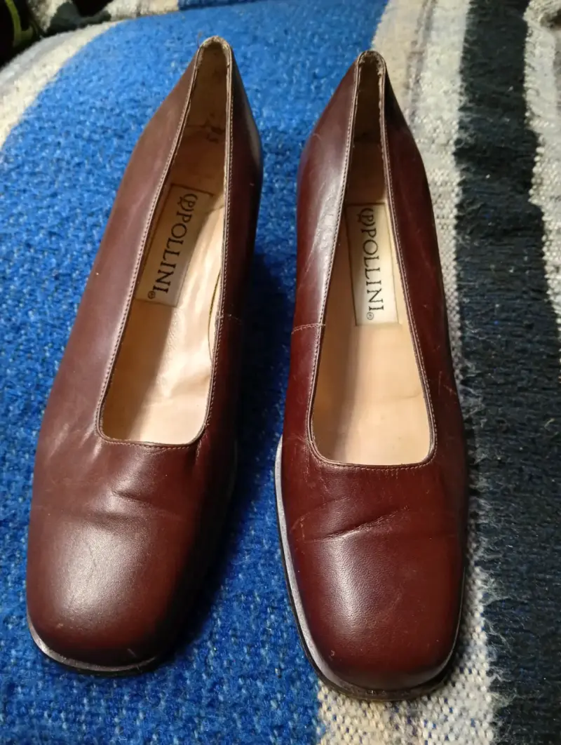 Zapatos de cuero marrón talla 37 - 3