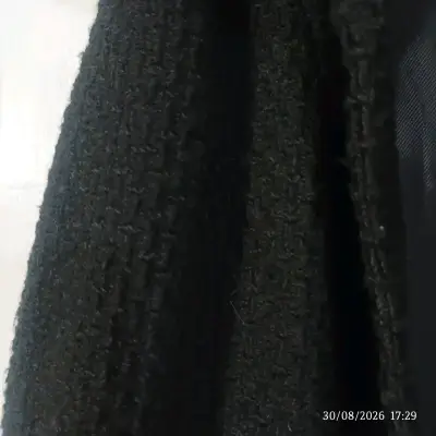 Abrigo negro Calvin Klein de lana - miniatura 5