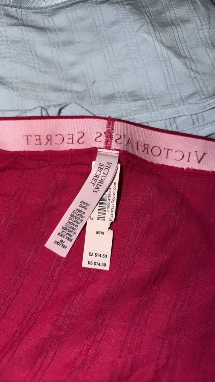 Set de Panties Victoria's Secret Rosa y Celeste - 5
