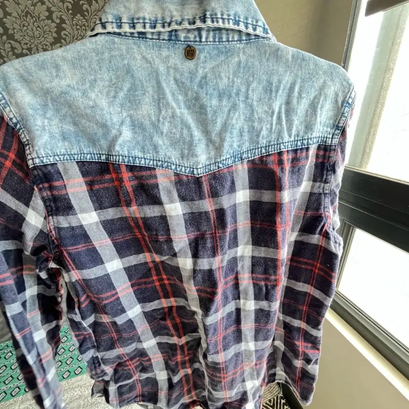 Camisa de franela a cuadros para hombre - 5
