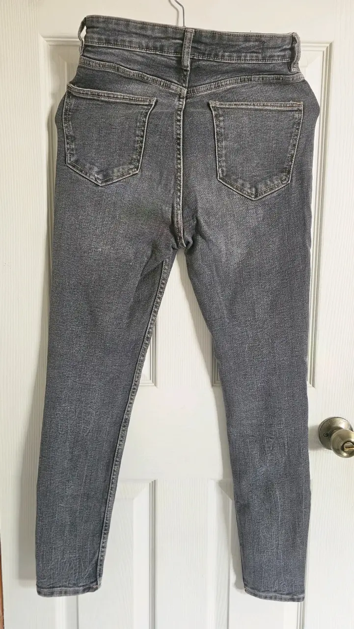 Jeans gris Zara para mujer talla 40 - 2