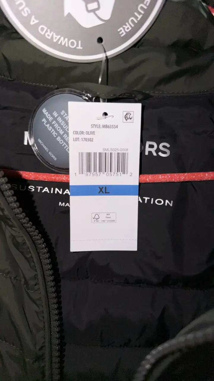 Chaqueta Hombre Michael Kors Talla XL - 4