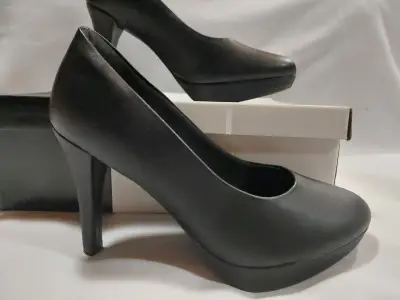Zapatos de Tacón Negro Piccadilly Elegantes - miniatura 1