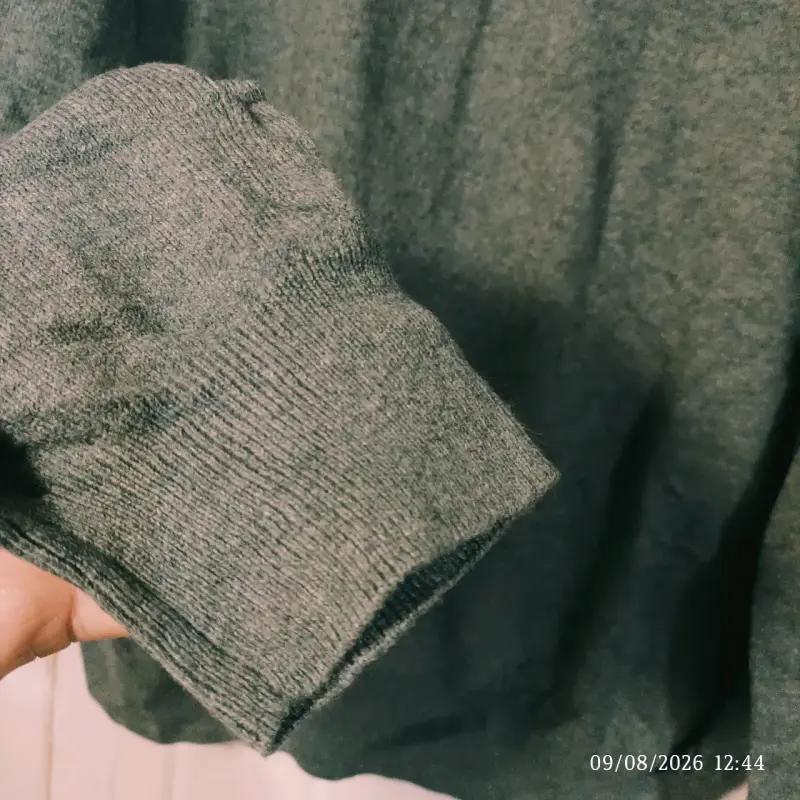 Suéter gris de algodón Chaps para hombre - 4