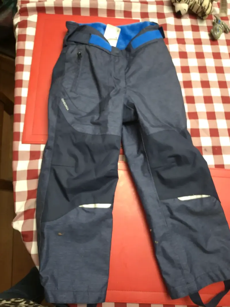 Pantalones de esquí para niños Decathlon azul - 1