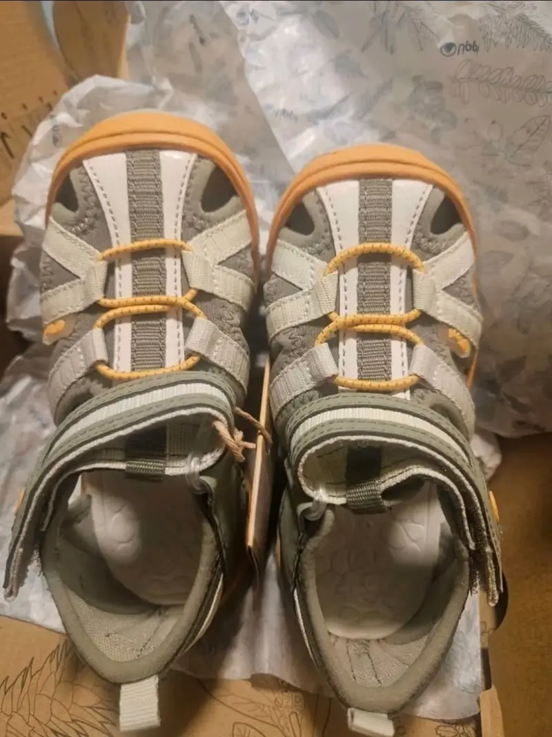 Sandalias de Niña Lippi Forcegrip Verde y Naranja