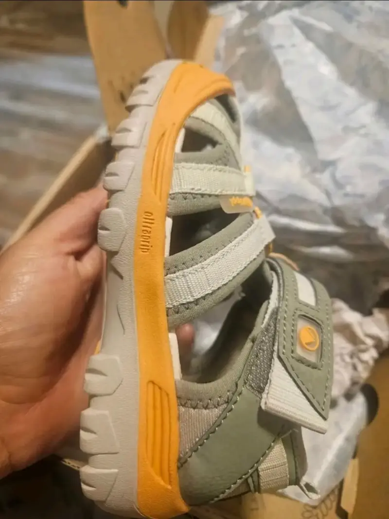 Sandalias de Niña Lippi Forcegrip Verde y Naranja - 3