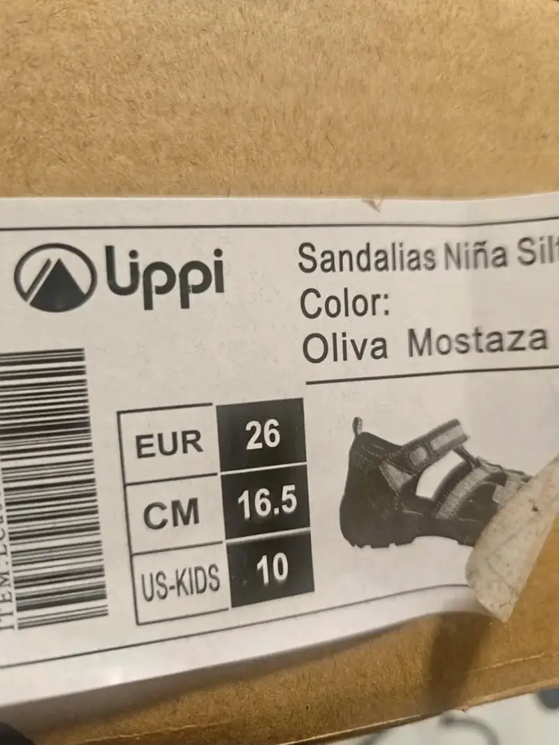 Sandalias de Niña Lippi Forcegrip Verde y Naranja - 5