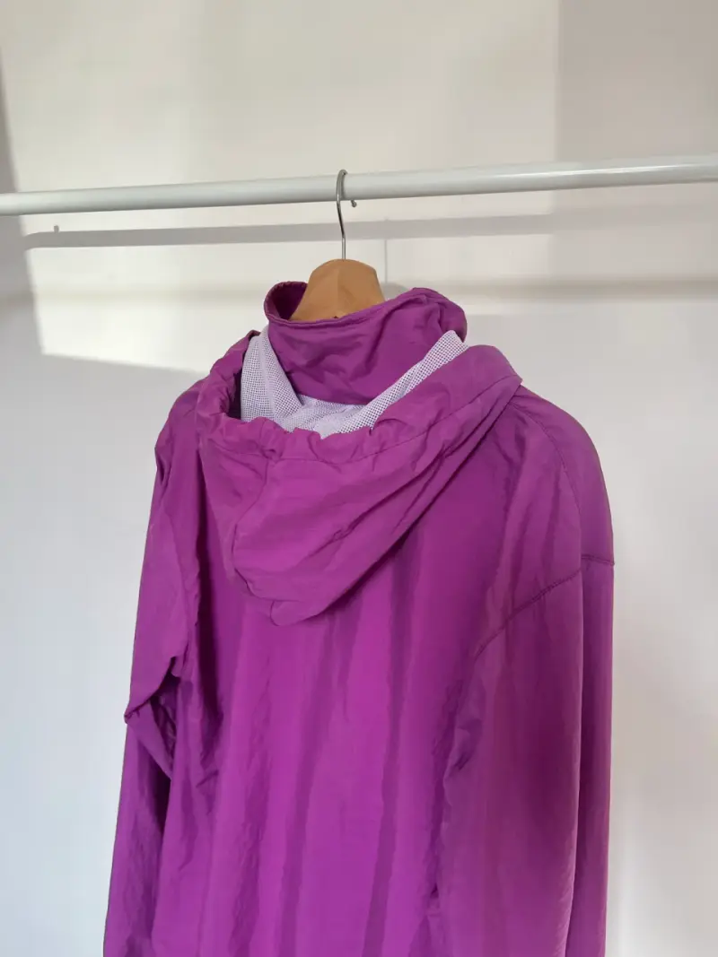 Chaqueta Morada con Capucha para Mujer - 6