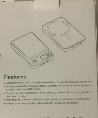 Power Bank Inalámbrico 22.5W Carga Rápida - miniatura 3