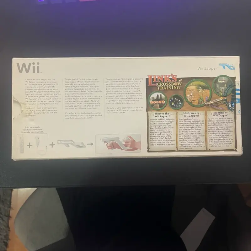 Wii Zapper (sin juego Link's Crossbow Training) - 2