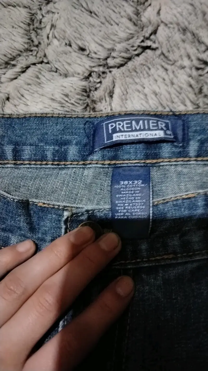 Jeans de mezclilla Premier baggy - 3