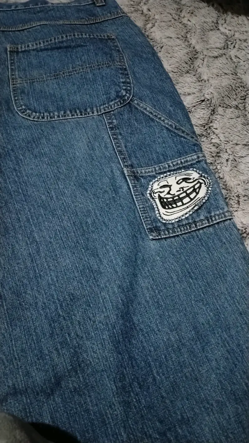 Jeans de mezclilla Premier baggy - 5