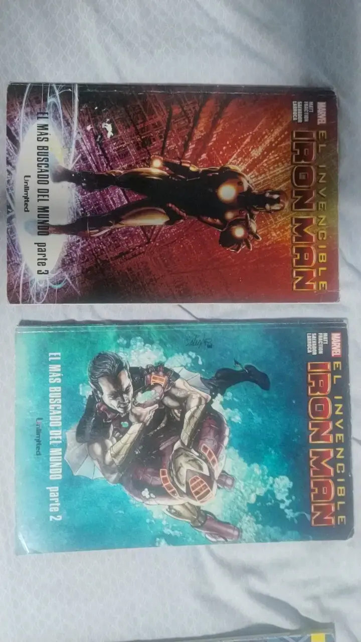 Comics El Invencible Iron Man Partes 2 y 3