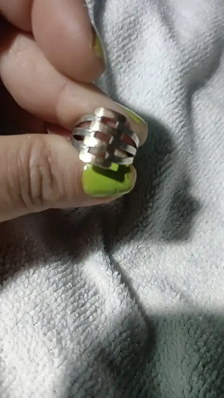 Anillo de plata diseño moderno - 4