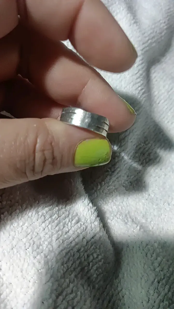 Anillo de plata diseño moderno - 5