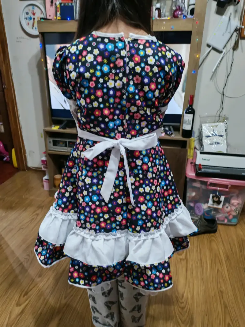 Vestido cueca talla 10 /12 incluye falso - 2