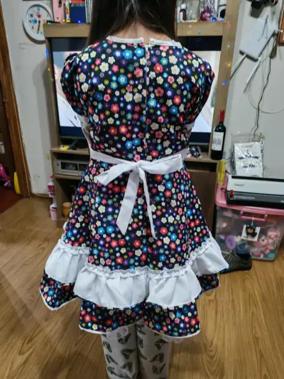 Vestido cueca talla 10 /12 incluye falso - miniatura 2