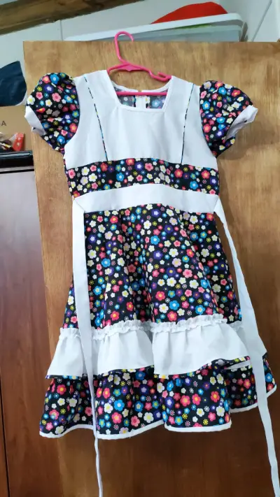 Vestido cueca talla 10 /12 incluye falso - miniatura 4