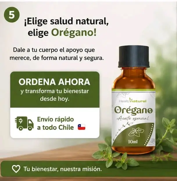 Aceite Esencial de Orégano 10ml para Resfriados - 5