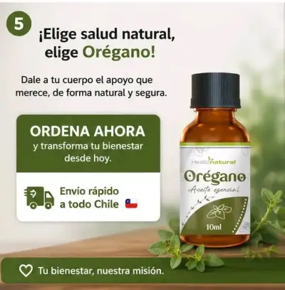 Aceite Esencial de Orégano 10ml para Resfriados - miniatura 5