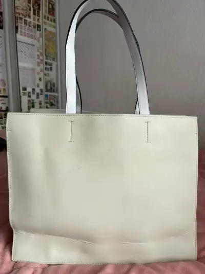 tote blanco eco cuero - miniatura 4
