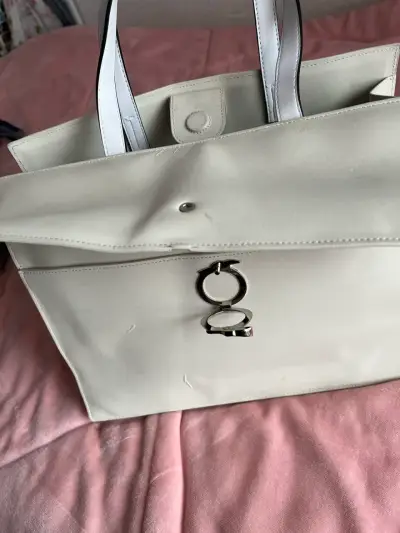 tote blanco eco cuero - miniatura 6