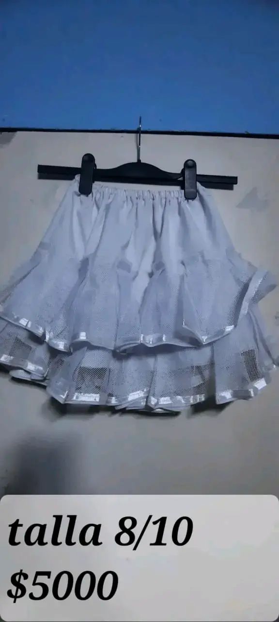 Vestido cueca talla 10 /12 incluye falso - 5