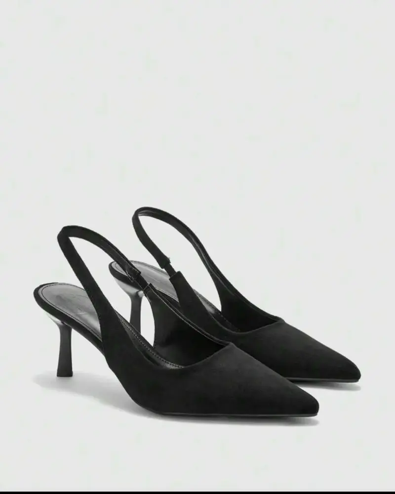 Zapatos de Tacón Negro Elegantes