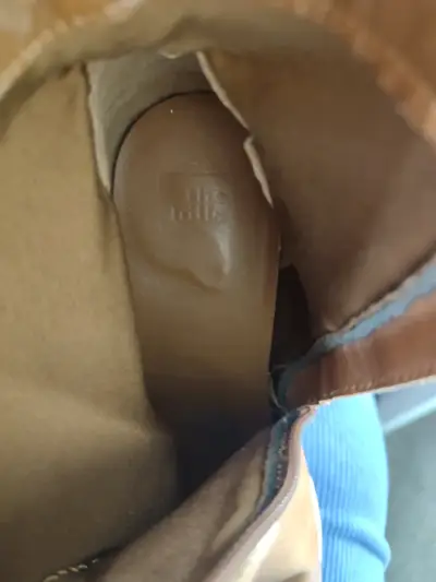 Botines de cuero marrón con tacón alto - miniatura 4