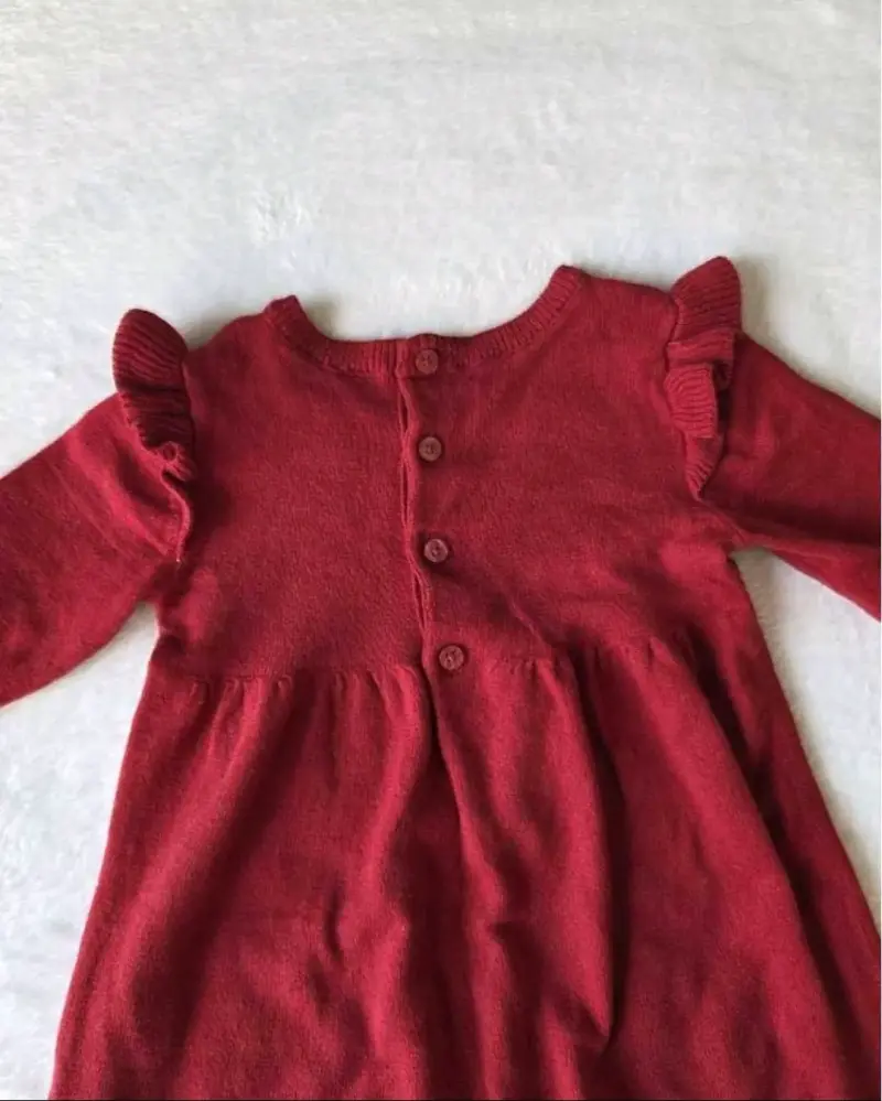 Chaleco rojo de bebé - 4