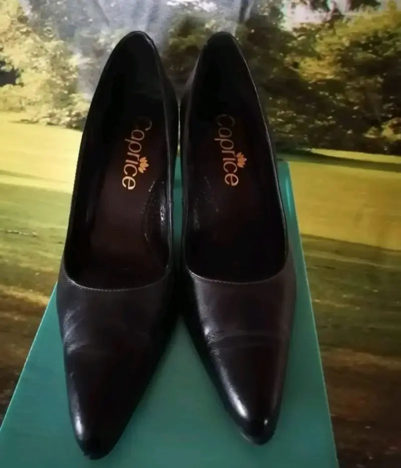 Zapatos de Tacón Negro Caprice Talla 39 - 4