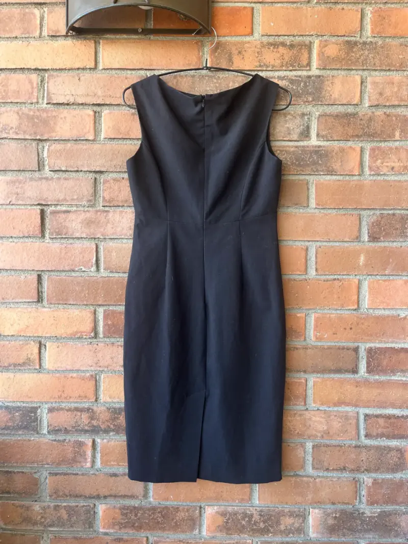 Vestido negro elegante Zara Basic S - 3