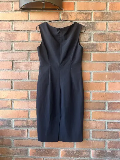 Vestido negro elegante Zara Basic S - miniatura 3
