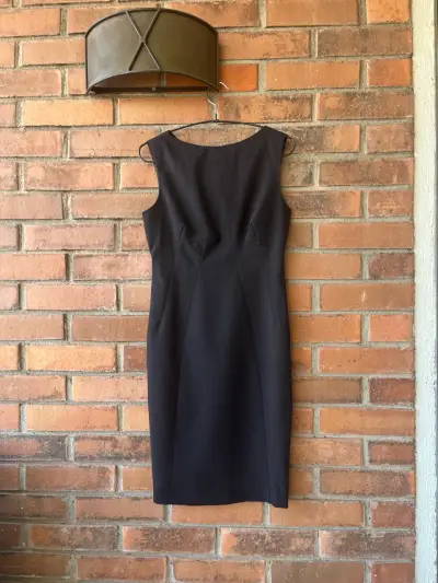Vestido negro elegante Zara Basic S - miniatura 5