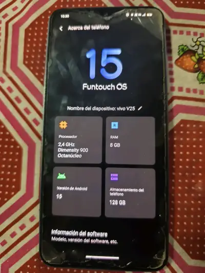 Smartphone Vivo V25 con 128GB y 8GB RAM - miniatura 2