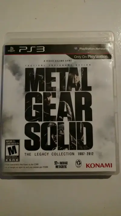 Metal Gear Solid The Legacy Collection para PS3 - miniatura 1