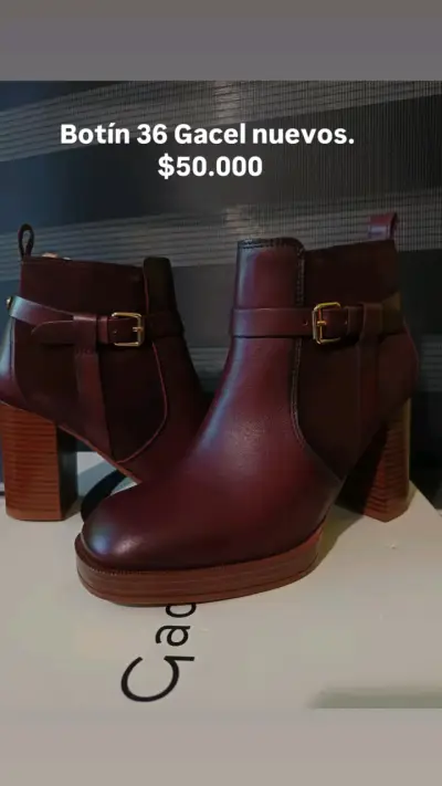Botines burdeos Gacel talla 36 nuevos - miniatura 1