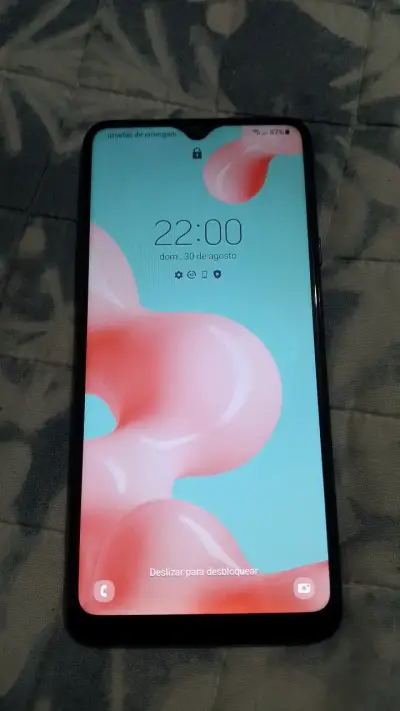 Smartphone Samsung Galaxy A20s azul en buen estado - miniatura 3