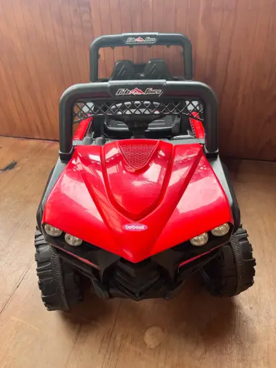 Auto eléctrico para niños Bebesit 4x4 rojo - miniatura 1