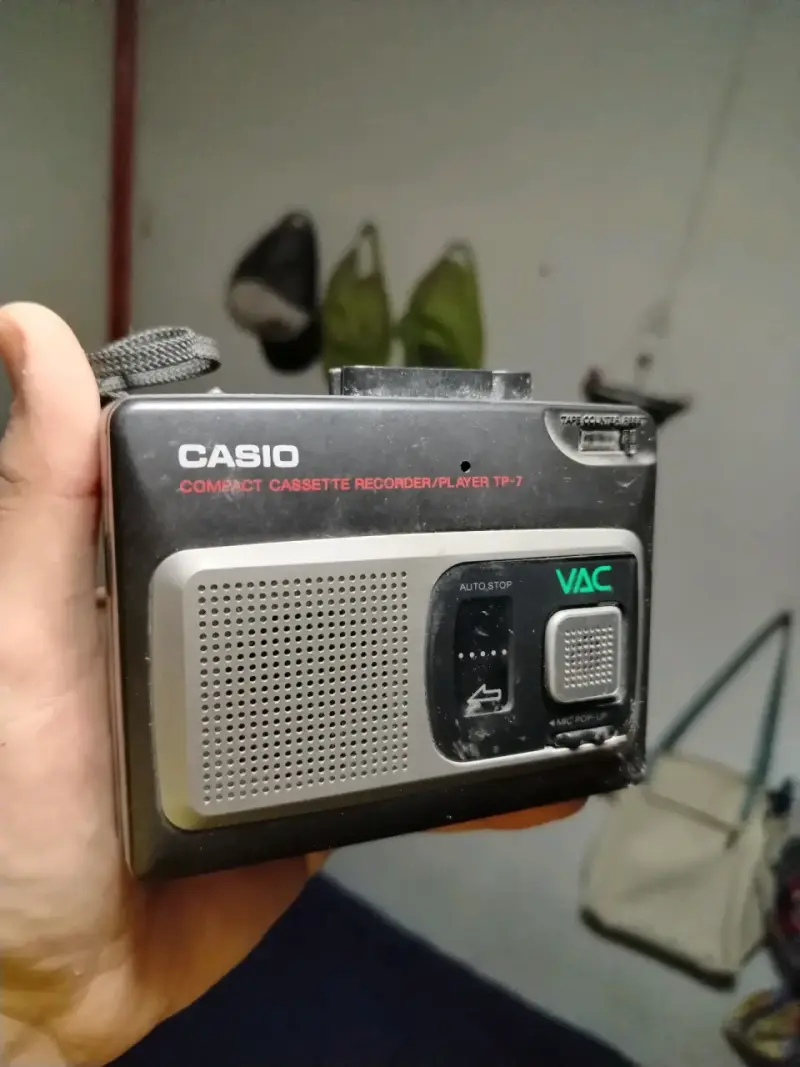 Grabadora de Casetes Casio TP-7 Compacta - 1
