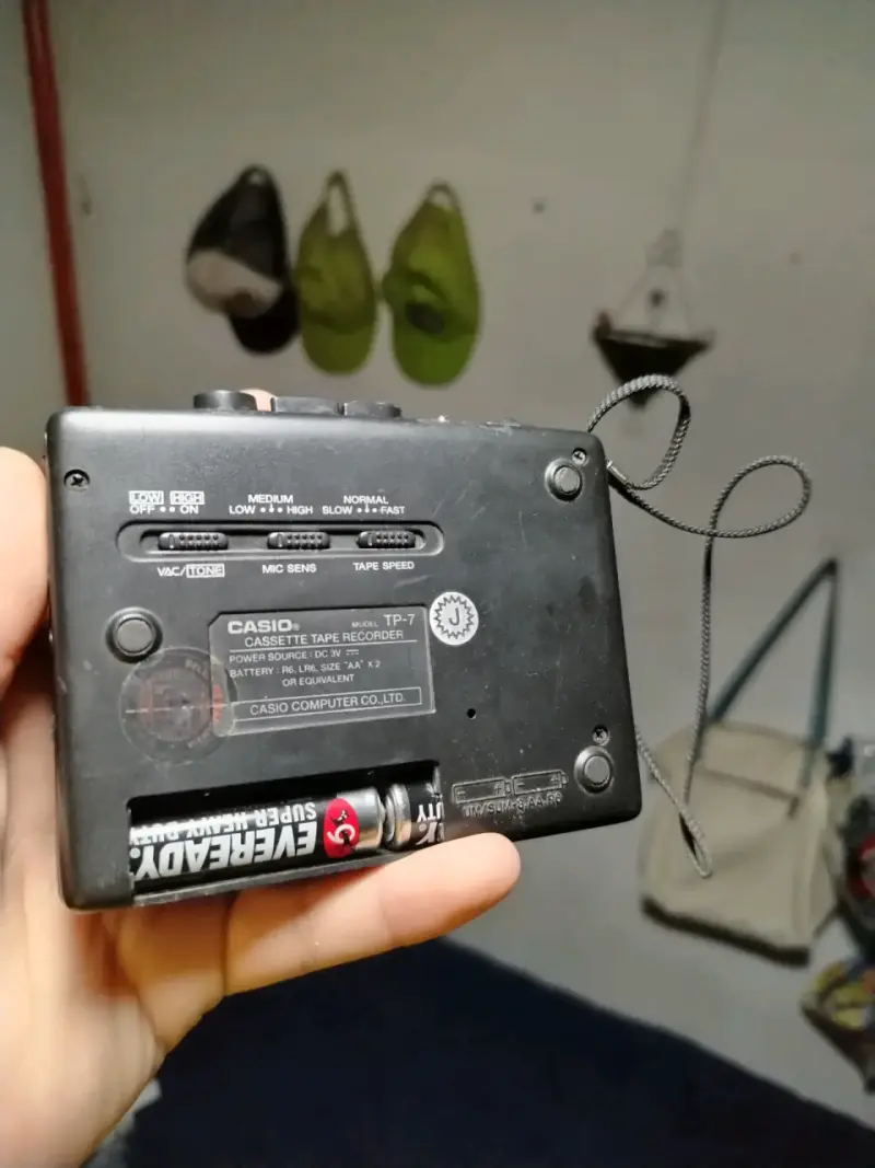 Grabadora de Casetes Casio TP-7 Compacta - 3
