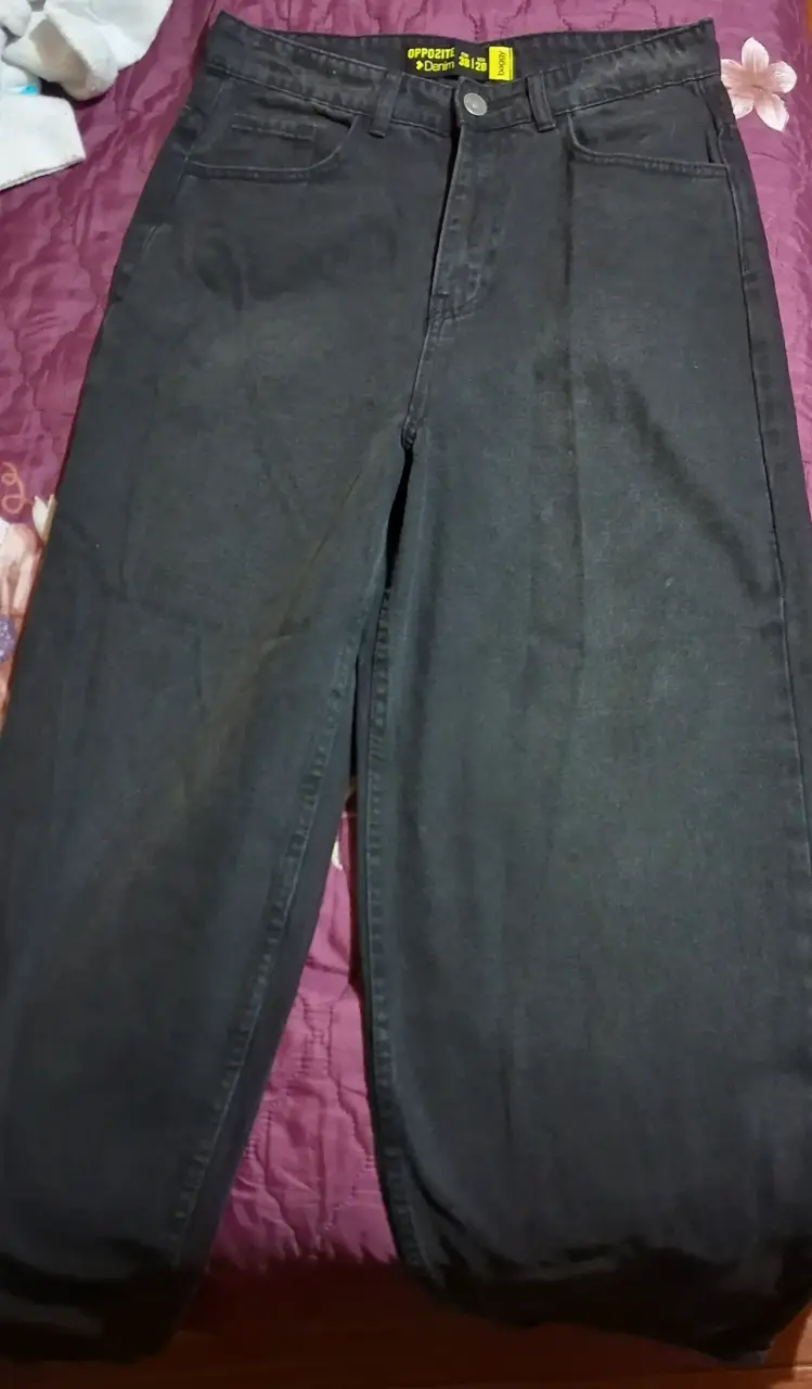 Jeans negros Opposite Denim talla 28 - 1