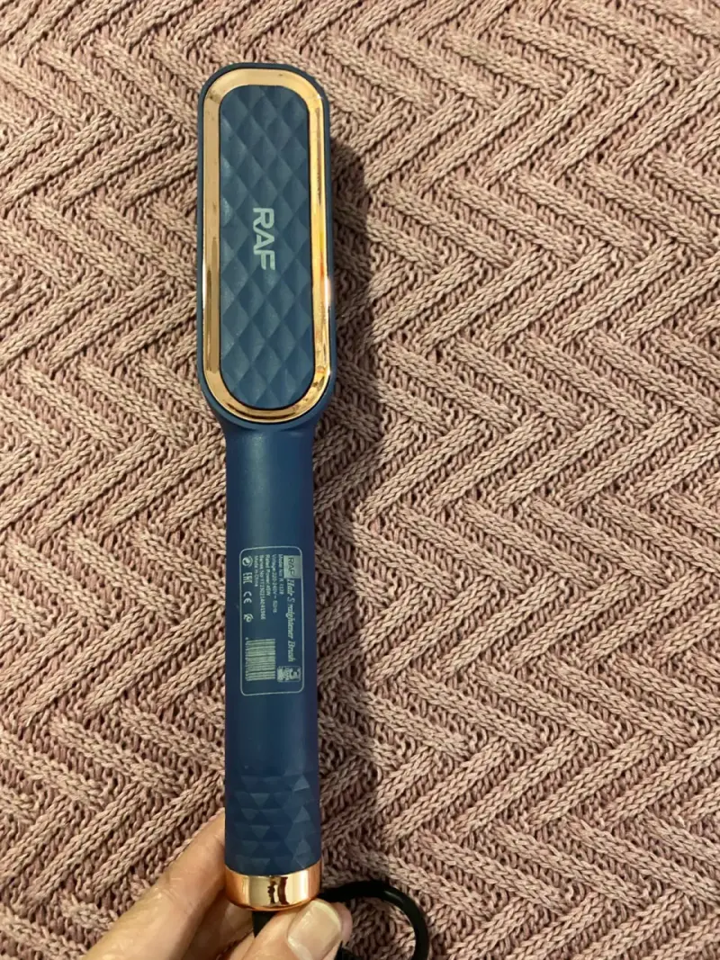 Cepillo Alisador de Pelo RAF Azul - 2